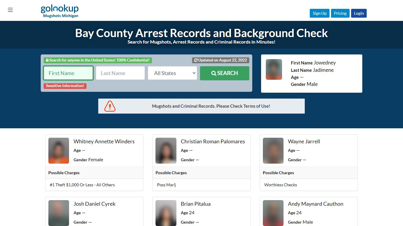 Bay County Mugshots, Bay County Arrest Records - GoLookUp